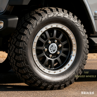 168 Velg Beadlock Tempa Khusus 17 18 Inch 6x139.7/6x135/6x114.3 Heavy Duty Off-Road untuk BMW X5 Chevrolet Colorado GMC Canyon