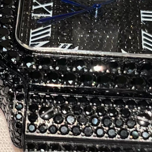 <span class=keywords><strong>Reloj</strong></span> de Lujo Personalizado de Alta Calidad para Hombre, con Cristal de Hielo VVS Moissanite, Estilo <span class=keywords><strong>Cartier</strong></span>, Caja Cuadrada Mecánica, Envuelto, 40 mm, Estilo Hip Hop - Product Image 6