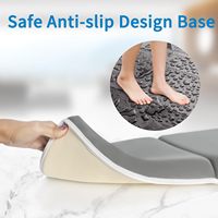 Vente en gros d'agenouillères grises personnalisées de haute qualité de 1.5 pouces avec repose-coudes Tapis d'agenouillement adapté aux enfants pour baignoire et pot