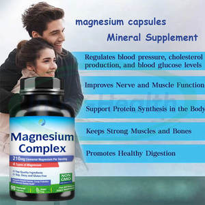 Compléments alimentaires en capsules de magnésium glycinate 3 en 1 de marque privée ASAP, citrate glycinate 1800 mg 1000 mg capsules de magnésium - Product Image 3