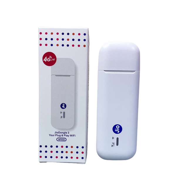 New Arrival 4G UFI Portable Dual-Band WiFi Modem Router JIO MF832 Car Hotspot Plug Play with Firewall Outdoor Use