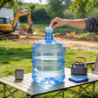 Bouchon de bouteille de 5 gallons pour distributeur d'eau avec anneau de traction, conception à languette d'ouverture facile et couvercle réutilisable
