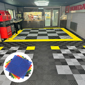 Commercio all'ingrosso della fabbrica PP pavimenti in plastica antiscivolo tappetino ad incastro da officina modulare garage pavimento per autolavaggio dettaglio negozio - Product Image 3