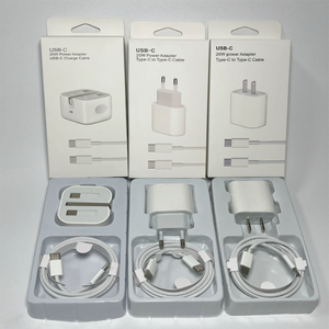 Original For Chargeur Iphone 20W PD Charger Apple Charger QC3.0 Wall Cargadores De For Iphone 16 Pro Fast Chargers Adapters