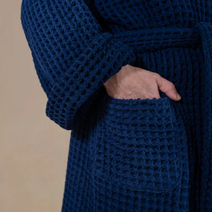 Kimono Spa & jubah mandi ringan rajut wafel katun Turki untuk wanita OEKO-TEX bersertifikat antimikroba - Product Image 4