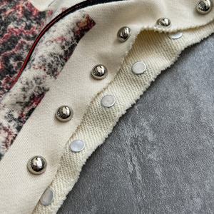 เสื้อกล้ามสตรีทแวร์คุณภาพสูง ผ้าฝ้าย ประดับเพชรเทียม เสื้อกล้ามผู้ชาย คอกลม ผ้าเฟรนช์เทอร์รี่ พิมพ์ลายพอง เสื้อยืดกราฟิกแบบไม่มีแขน - Product Image 3