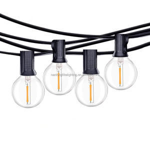 <span class=keywords><strong>Guirnalda</strong></span> de <span class=keywords><strong>luces</strong></span> para exteriores, bombillas G40 transparentes de 25 pies, para Patio <span class=keywords><strong>guirnalda</strong></span> de <span class=keywords><strong>luces</strong></span>, decoración de bodas y calles - Product Image 1