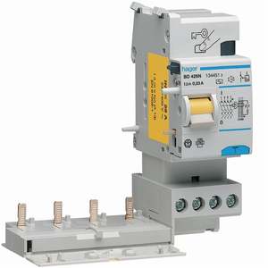 BG425N Personalizzabile con blocco differenziale Hager 4P 25A tipo A 500mA 3M - Product Image 1
