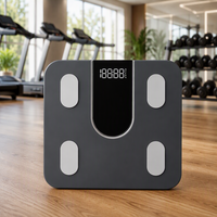 Timbangan Berat Badan Digital Bluetooth Smart Body Fat Scale Presisi Tinggi 180kg dengan 20+ Data Indeks Tubuh, Aplikasi Fitdays