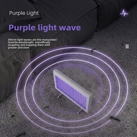 Piège à moustiques et à mouches électrique à lumière UV en plastique avec affichage en anglais, type-C USB, clé mécanique, portable, utilisation en extérieur