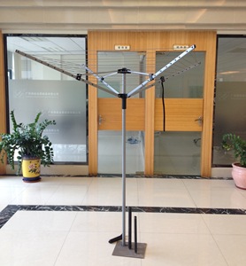 Séchoir à linge pliable en métal de type <span class=keywords><strong>parapluie</strong></span> rotatif à 4 bras, 40 m, à bas prix, avec porte-serviettes pour une utilisation en intérieur/extérieur - Product Image 5