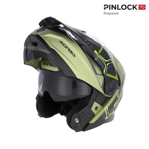 Casco Modulare Bitter Rider Graphic Nero Pronto per Pinlock per Moto - Product Image 1