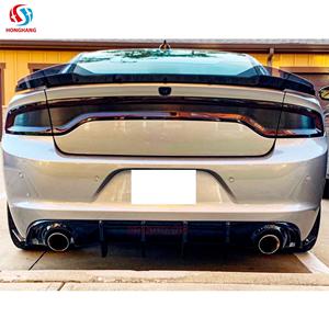 2015-2023 डोज चार्जर के लिए हैंगंग कार डिफ्यूज़र रियर-लिप एब्स सामग्री मैट ब्लैक - Product Image 5