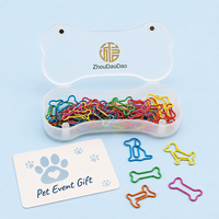 Ensemble de clips en forme d'os pour chien et chat avec boîte personnalisée pour les distributeurs promotionnels
