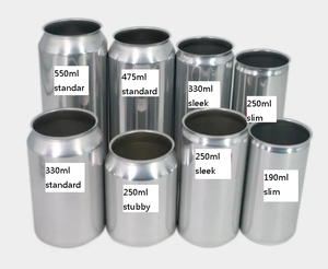 Tùy chỉnh 150ml 180ml 200ml 500ml nhôm đồ uống lon vòng kéo tap có thể cho bia trà Soda Vodka Whisky cung cấp số lượng lớn - Product Image 6