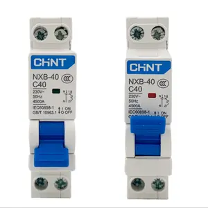 Chino original de la marca de CHINT Sr China mejor calidad-la fase tres fase interruptor en miniatura de chint Sr. Mcb mccb 63A 100A