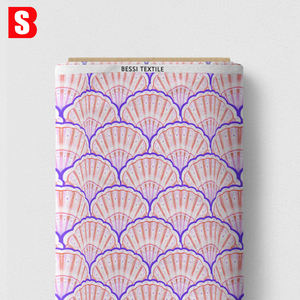 Stampa digitale personalizzata Liberty Tana tessuto 100% cotone Multi-colore conchiglia modello stampato leggero abito da donna - Product Image 2