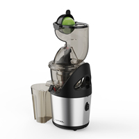 Huishoudelijke elektrische multifunctionele compacte design efficiënte handige stille slowjuicer met lage snelheid en koude persing van roestvrij staal