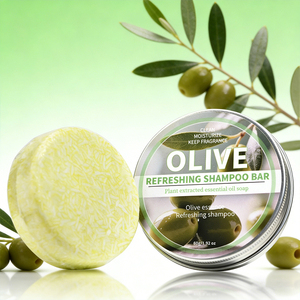 Shampoing solide pour soins capillaires à l'arbre à thé, 60g, savon à l'huile essentielle extraite de plantes, nettoyage en profondeur pour tous les types de cheveux - Product Image 4
