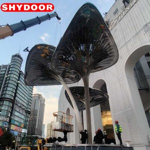 Scultura <span class=keywords><strong>Rotonda</strong></span> Grande in Acciaio Inossidabile, Opera d'Arte Urbana per Monumenti Cittadini, Design Personalizzato, Modelli Molto Popolari - Product Image 3