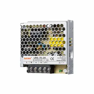 Voeding Ac Naar Dc 75W 12V 6a Sms LRS-75-12 Enkele Output Hoge Efficiëntie