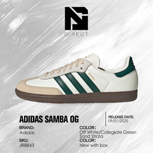 ADIDAS WMNS OG 'off COLLEGIATE green' รองเท้าสเก็ตบอร์ดย้อนยุคหนังมีเชือกผูก - Product Image 6