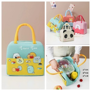 Sac à déjeuner isotherme en aluminium portable de grande capacité, cadeau économique pour étudiants, poignée de rangement, sac de pique-nique pour enfants - Product Image 3