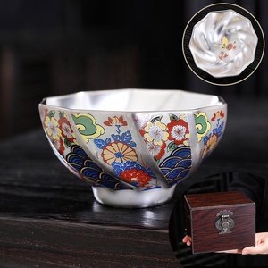 Tradizionale 100ml ceramica Gaiwan Set <span class=keywords><strong>da</strong></span> tè con coperchio e piattino classico cinese tazza <span class=keywords><strong>da</strong></span> tè in porcellana - Product Image 3