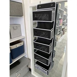 Organizador para Colgar Sobre la Puerta con 4 Bolsillos de Gran Capacidad y 10 Bolsillos de Malla, Organizador Colgante para Dormitorio - Product Image 5