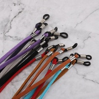 Vente en gros de bandeau réglable en velours et daim pour lunettes de soleil de sport présentoir de lunettes porte-lunettes sangle corde