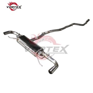 Échappement Catback VORTEX SUS304 Valvetronic pour BMW F25 X3/F26 X4 2.0T/3.0T 2011-2018 Embout simple Fixation directe - Product Image 2