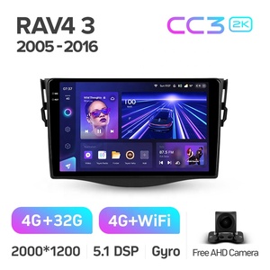Lecteur DVD de voiture TEYES CC3 2K pour Toyota <span class=keywords><strong>RAV4</strong></span> <span class=keywords><strong>3</strong></span> XA30 <span class=keywords><strong>2005</strong></span> - 2016, autoradio multimédia 9 pouces, lecteur DVD de voiture - Product Image 2