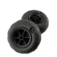 Chariot de plage en PVC de 9 pouces à roues gonflables pour fauteuil roulant, chariot de kayak et chariot de pêche – Nouveau modèle direct usine