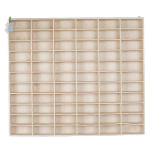 <b>Wall</b> <b>Mounted</b> Wooden Car Display Rack 60 Compartments With Lid For Toy Storage <b>Shelf</b> - Product Image 4