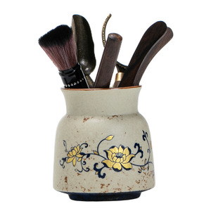 Juego de Utensilios de Té de Porcelana para Seis Personas, Forma Cilíndrica Dehua, para la Ceremonia del Té Kung Fu - Product Image 5