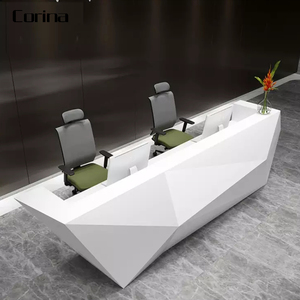 Moderno curvo blanco Recepción <span class=keywords><strong>de</strong></span> superficie sólida <span class=keywords><strong>de</strong></span> acrílico hospital mostrador <span class=keywords><strong>de</strong></span> recepción - Product Image 3
