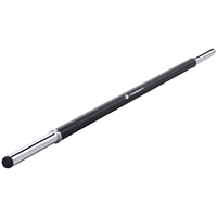 Coosport Durable unisexe 140cm X 30mm acier chromé creux haltère 20KG ensemble aérobie haltérophilie pompe barres colliers à ressort