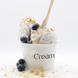 Sunkea biểu tượng tùy chỉnh bán buôn Chất lượng cao in ấn cấp thực phẩm Gelato <span class=keywords><strong>Ice</strong></span> <span class=keywords><strong>Cream</strong></span> Bowl container với mái vòm Nắp - Product Image 3