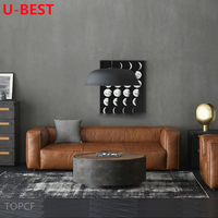 Sofá Chesterfield Clásico Británico de Cuero U-BEST, Divano, Kanepe, Sofy, Muebles de Salón, Juego de Muebles para Sala de Estar