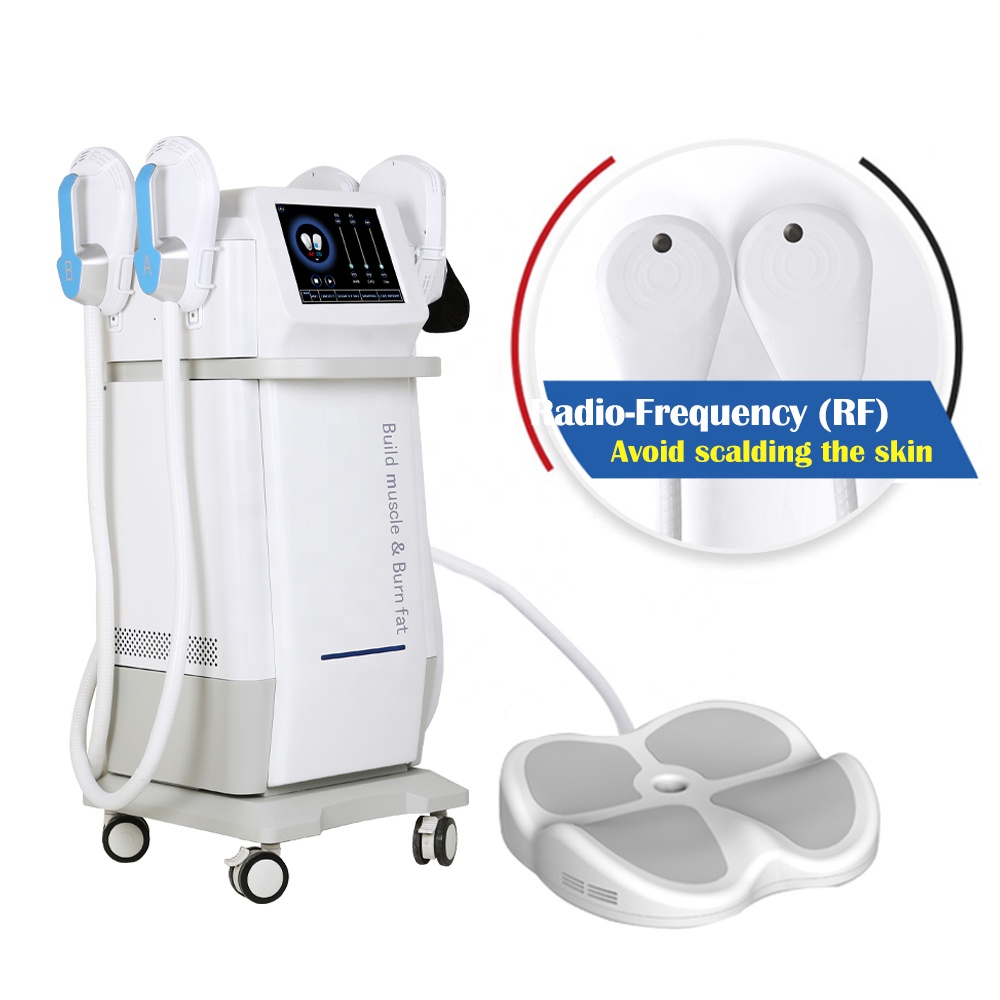 RF EMS pelvic floor CE Approved ems electromagnetic muscle stimulator machine portale 5 handles sincosculpt