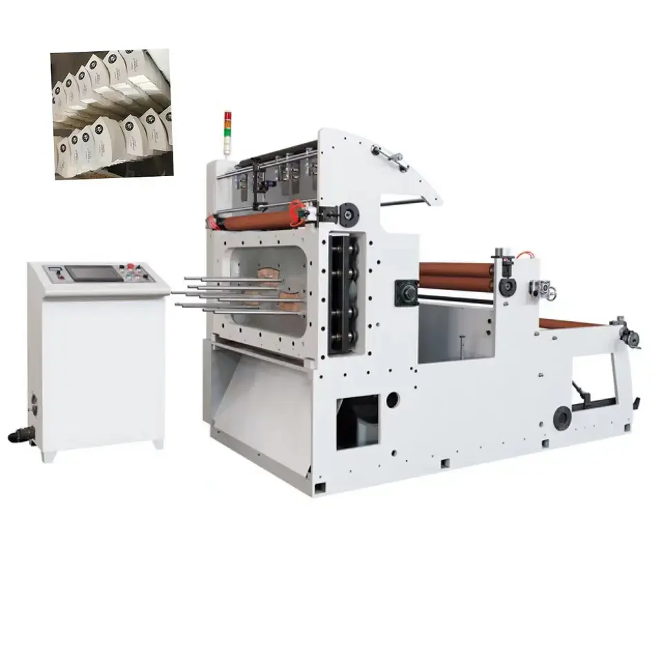 カラー商用ホットドリンク紙コップブランクファン印刷およびパンチングマシン