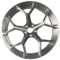 Nouvelles jantes en alliage d'aluminium forgé de 18 à 22 pouces pour Audi, 5 branches, sur mesure, PCD, déport, finition argentée, modifiées, vente en gros, OEM, garantie 1 an