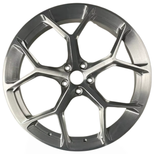 Nuovi Cerchi in Lega di Alluminio Forgiato da 18-22 Pollici per <span class=keywords><strong>Audi</strong></span>, <span class=keywords><strong>5</strong></span> Razze, PCD Personalizzato, Offset, Finitura Argento, Modificati, Vendita all'Ingrosso OEM - Product Image 1