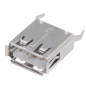 Prise femelle Mini USB 5 broches, options de broches droites/à angle droit, verticale 180° °   Connecteur de type T à montage traversant - Product Image 2