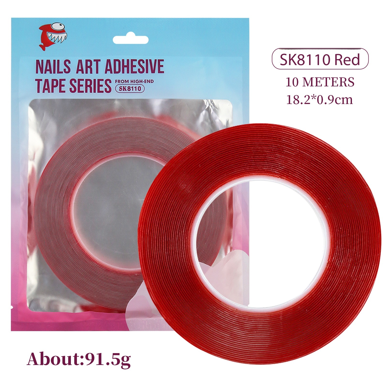 Carte de couleurs pour nail art, ruban adhésif double face 02