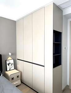 Organizador de armario de madera de lujo, sistema de armario modular con cajones, estante ajustable, Riel, armario personalizado - Product Image 6