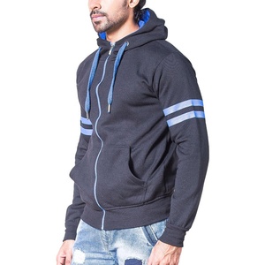 Sudadera con Capucha para Hombre, Diseño Color Block, Corte Regular, Informal, Otoño, Felpa, Mezcla de Poliéster y Algodón, Secado Rápido, con Bolsillo, 350g - Product Image 4
