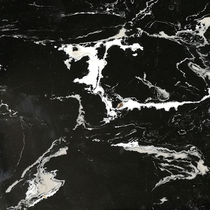<span class=keywords><strong>Encimera</strong></span> de una pieza de material de piedra y mármol sólido de color negro en stock - Product Image 2