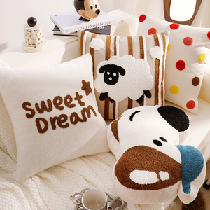 Coperta Decorativa per Divano con Motivi Cartoon, Cuscino per Testata del Letto, Federa per Cuscino Decorativo per <span class=keywords><strong>Bambini</strong></span> - Product Image 4