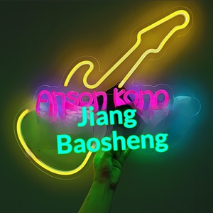 Lettere Luminose al Neon LED Portatili, Insegne Pubblicitarie Personalizzate con Logo Stampabile per <span class=keywords><strong>Decorazioni</strong></span> di Compleanni, Bar e Supporto per Fan - Product Image 3